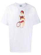 Paterson. Graphic Print T-shirt - White