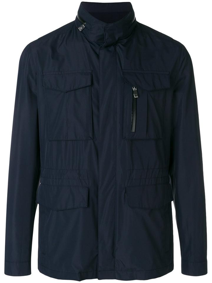Corneliani Short Safari Jacket - Blue