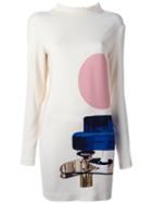 Msgm 'living Room' Print Dress