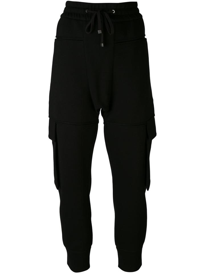 Helmut Lang - Track Trousers - Women - Cotton/viscose - S, Black, Cotton/viscose