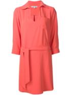 Trina Turk Wrap Dress, Women's, Size: 14, Yellow/orange, Polyester