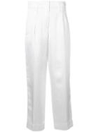 Forte Forte Straight-leg Trousers - White