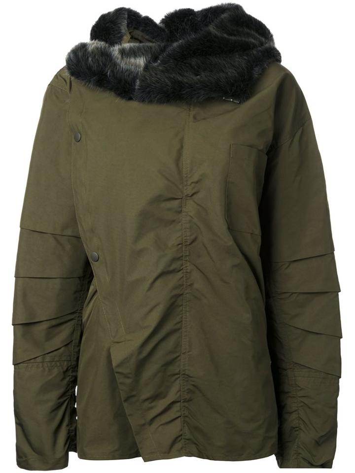 Toga Panelled Sleeve Duffle Coat