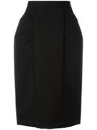 Comme Des Garçons Structured Skirt, Women's, Size: Xs, Black, Wool/polyester/cupro
