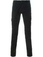 Stone Island Washed Cargo Trousers - Black