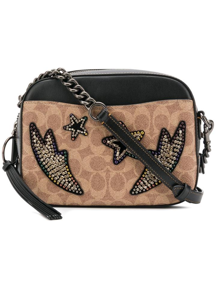 Coach Camera Bag In Canvas - Brown