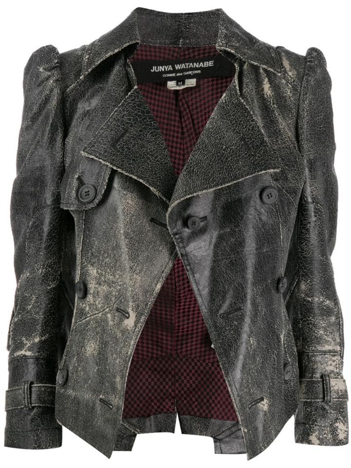 Junya Watanabe Comme Des Garçons Pre-owned '2000s Distressed Jacket -