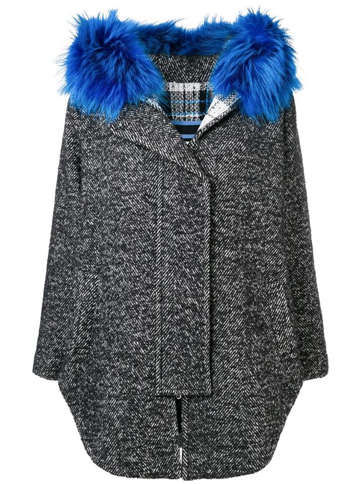 Ava Adore Hooded Coat - Grey