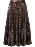 Prada Midi Pleated Skirt - Multicolour