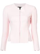 Akris Fitted Split Hem Jacket - Pink & Purple
