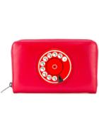 Yazbukey Retro Telephone Motif Purse, Women's, Red, Leather/plexiglass