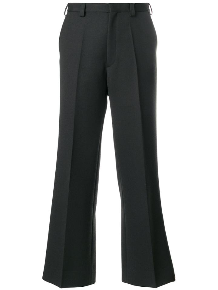 Maison Margiela Flared Tailored Trousers - Green