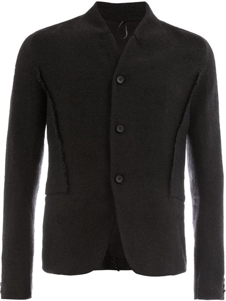 Masnada Raw Trim Jacket - Black