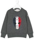 Moncler Kids - Printed Sweatshirt - Kids - Cotton - 8 Yrs, Grey