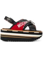 Moschino Molly Platform Sandals - Black