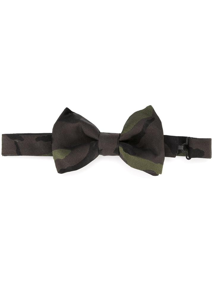 Valentino Valentino Garavani Camouflage Bow Tie - Green