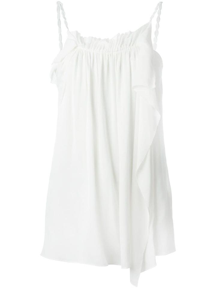 3.1 Phillip Lim Ruffled Layered Tank Top - White