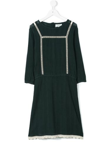 April Shower By Polder Kids - Teen Brownie Peasant Dress - Kids - Cotton - 14 Yrs, Grey