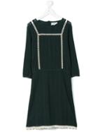 April Shower By Polder Kids - Teen Brownie Peasant Dress - Kids - Cotton - 14 Yrs, Grey