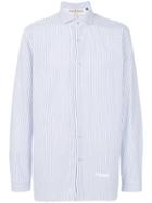 Dnl Striped Printed Shirt - Blue