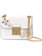 Michael Michael Kors Flowers Cross-body Bag, White, Leather