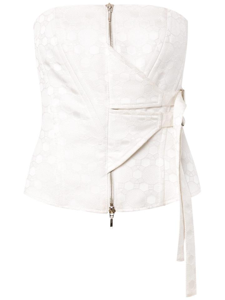 Reinaldo Lourenço Sleeveless Belted Top - Nude & Neutrals