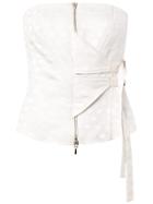 Reinaldo Lourenço Sleeveless Belted Top - Nude & Neutrals
