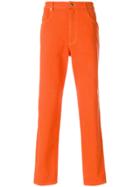 Eckhaus Latta Straight-leg Trousers - Yellow & Orange