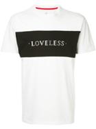 Loveless Contrast Logo T-shirt - White