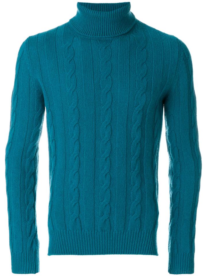 The Gigi Cable-knit Jumper - Blue