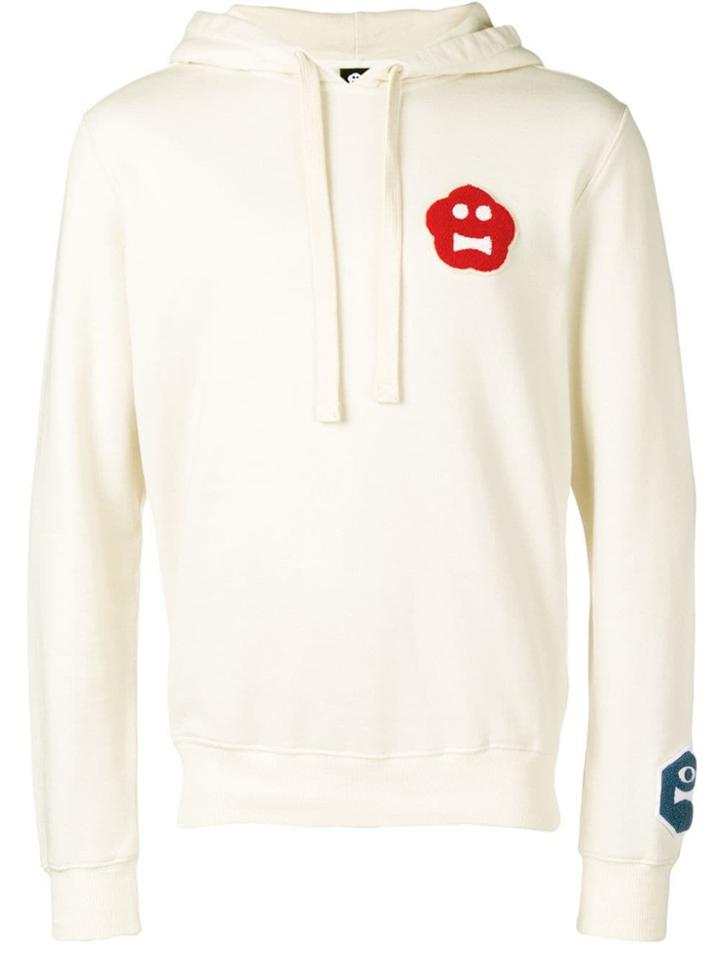 Aspesi Embroidered Hoodie - White