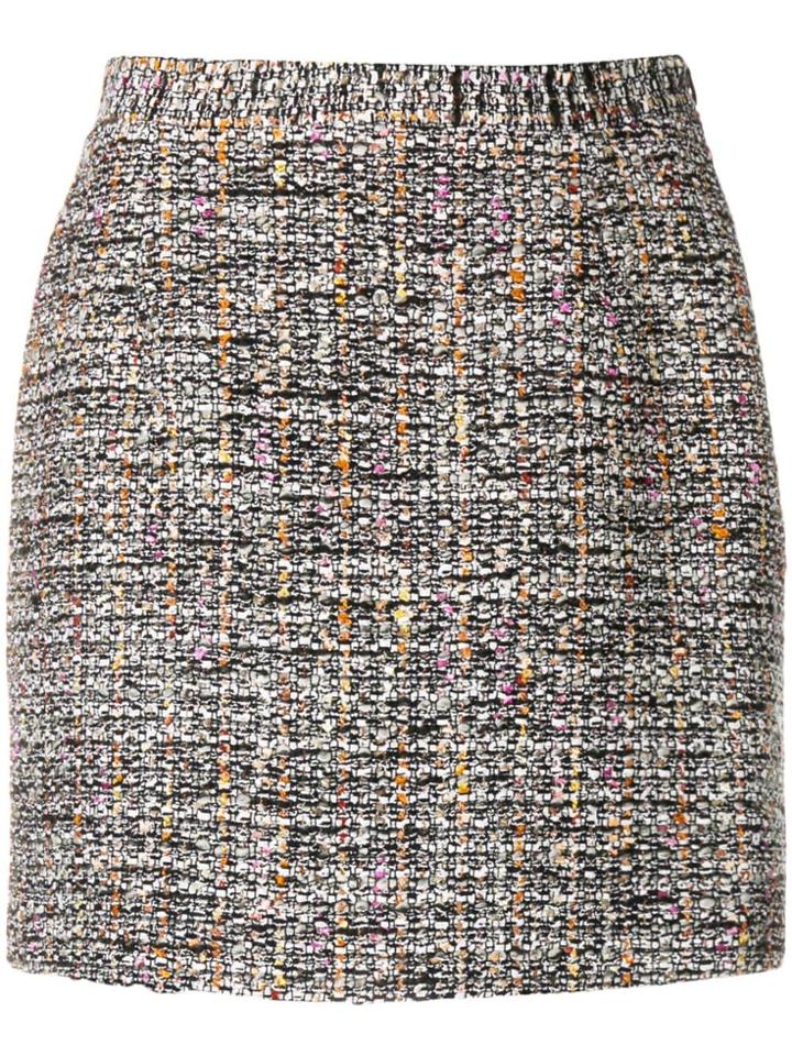 Alessandra Rich High Waisted Mini Skirt - Grey