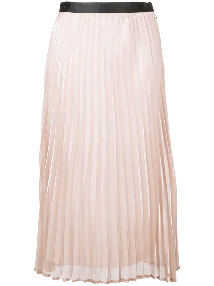 Guild Prime Pleated Midi Skirt - Pink & Purple