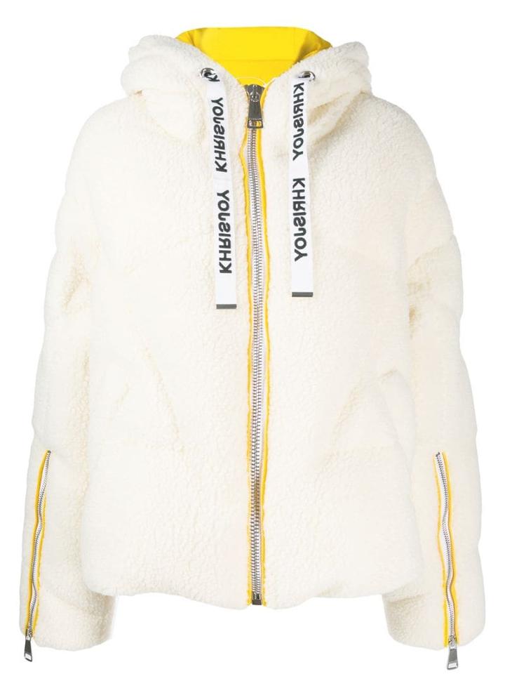 Khrisjoy Hooded Puffer Jacket - White