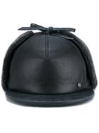 Maison Michel 'milton' Hunting Cap, Women's, Size: Medium, Grey, Leather/wool