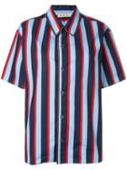 Marni Striped Short-sleeve Shirt - Blue