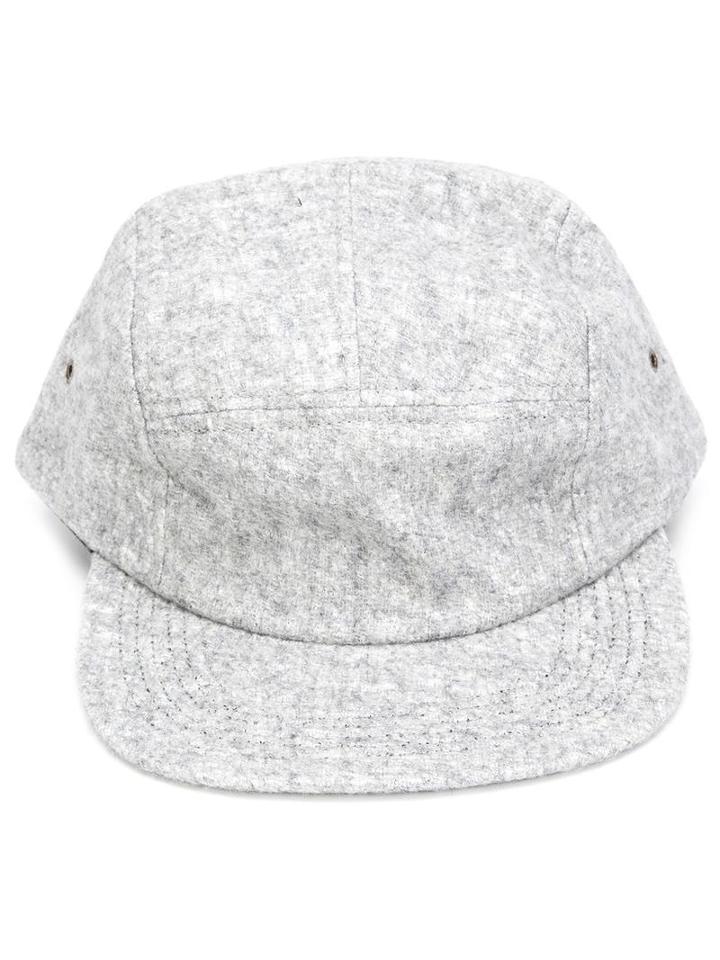 John Elliott 5 Panel Felt Cap, Men's, Grey, Wool