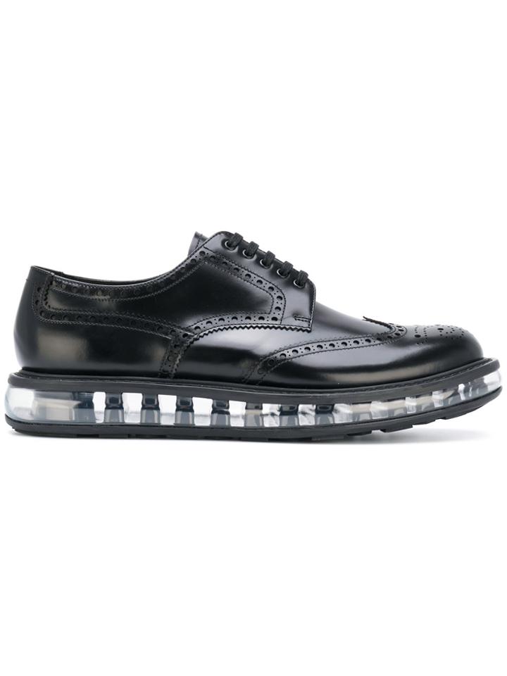 Prada Levitate Brogues - Black