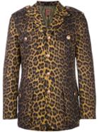 Jean Paul Gaultier Pre-owned Leopard Print Jacket - Brown