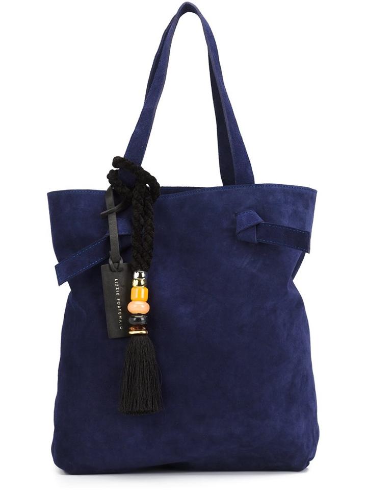 Lizzie Fortunato Jewels Tassel Detail Tote Bag, Women's, Black