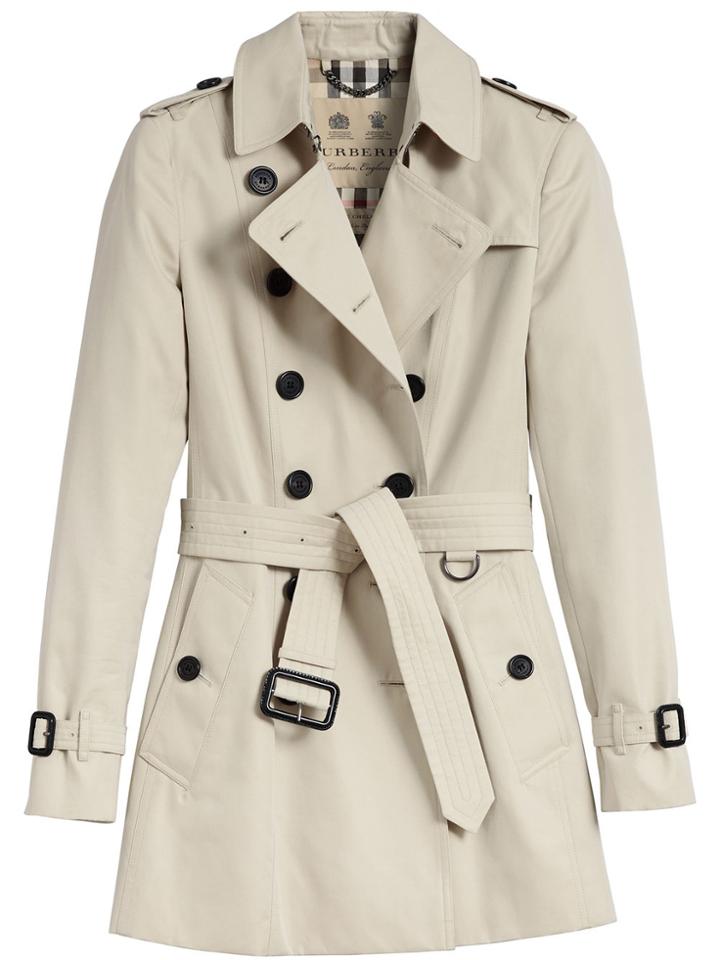 Burberry The Chelsea - Short Trench Coat - Nude & Neutrals