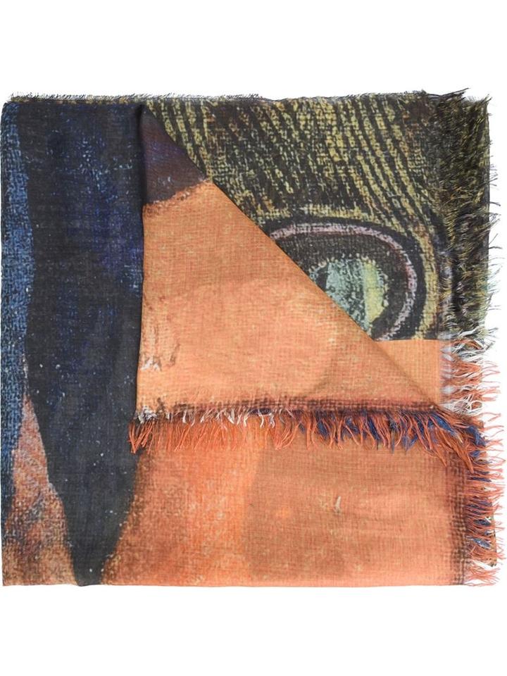 Figue 'peacock' Scarf, Women's, Blue, Silk/modal