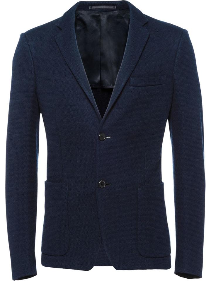 Prada Single-breasted Fitted Blazer - Blue