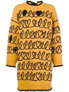 Fendi Maxi Knit Sweater - Yellow & Orange