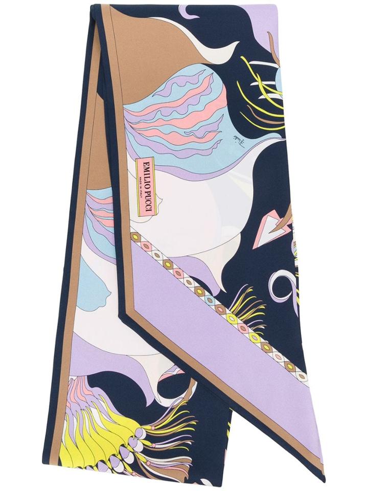 Emilio Pucci Multi-print Scarf - Pink