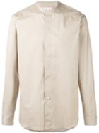 Lemaire - Officer Collar Shirt - Men - Cotton/spandex/elastane - 48, Nude/neutrals, Cotton/spandex/elastane