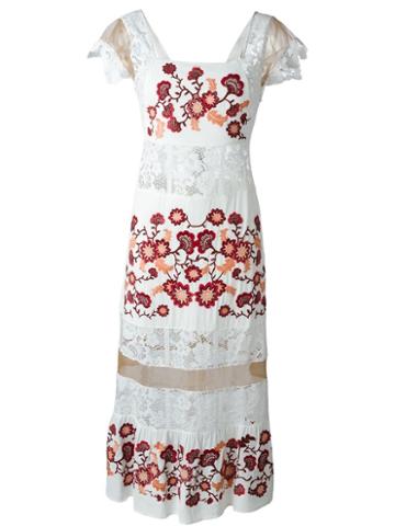 For Love And Lemons Flower Embroidered Dress