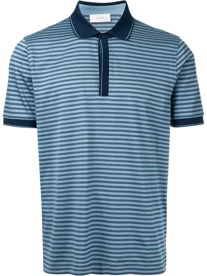 Cerruti 1881 Striped Polo Shirt - Blue