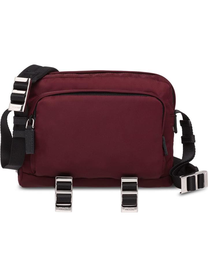 Prada Technical Crossbody Bag - Red