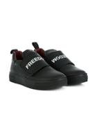 Am66 Freedom Slogan Sneakers - Black